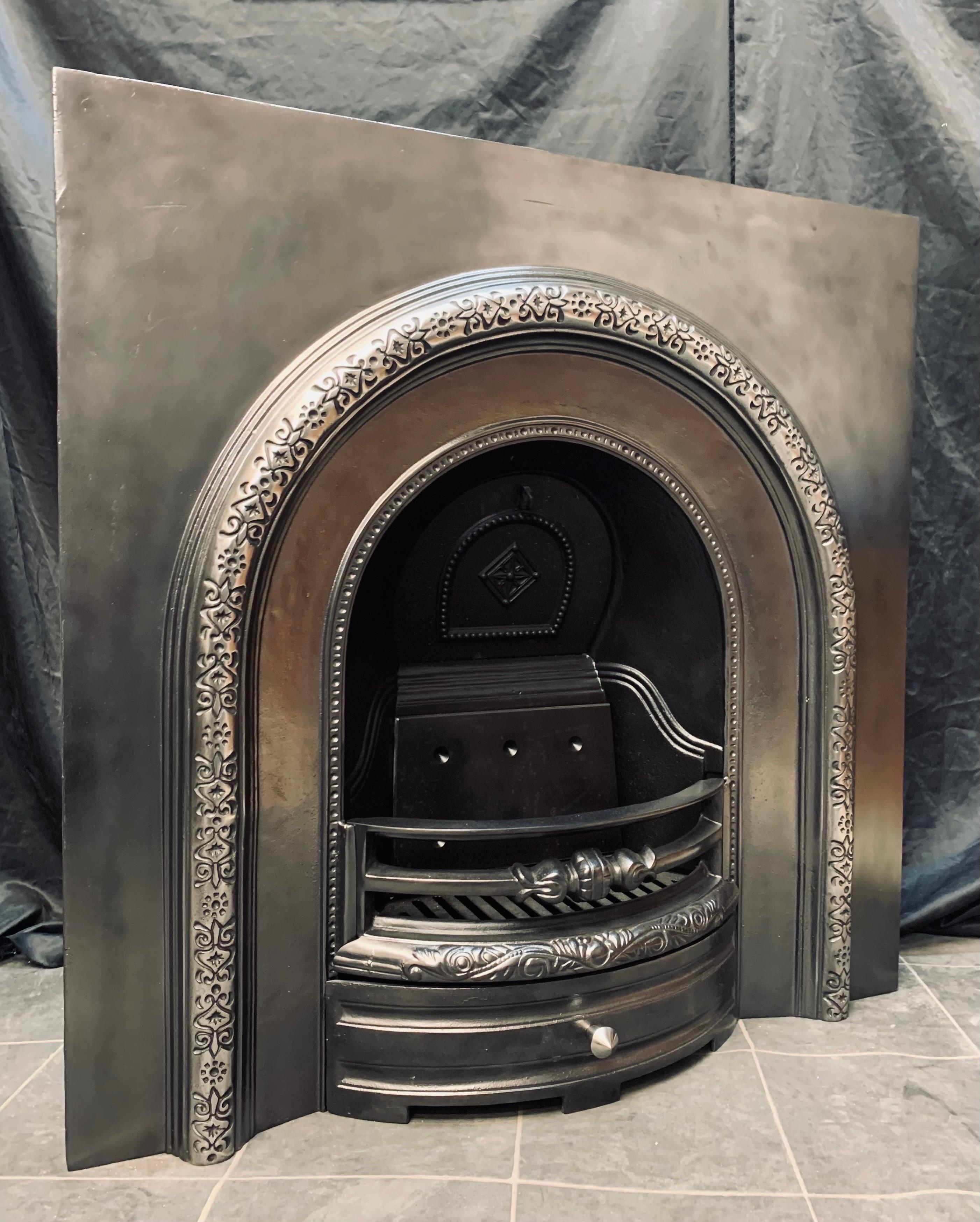 victorian arched fireplace