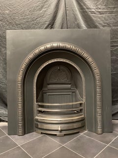 Victorian Style Cast Iron Arched Fireplace Insert