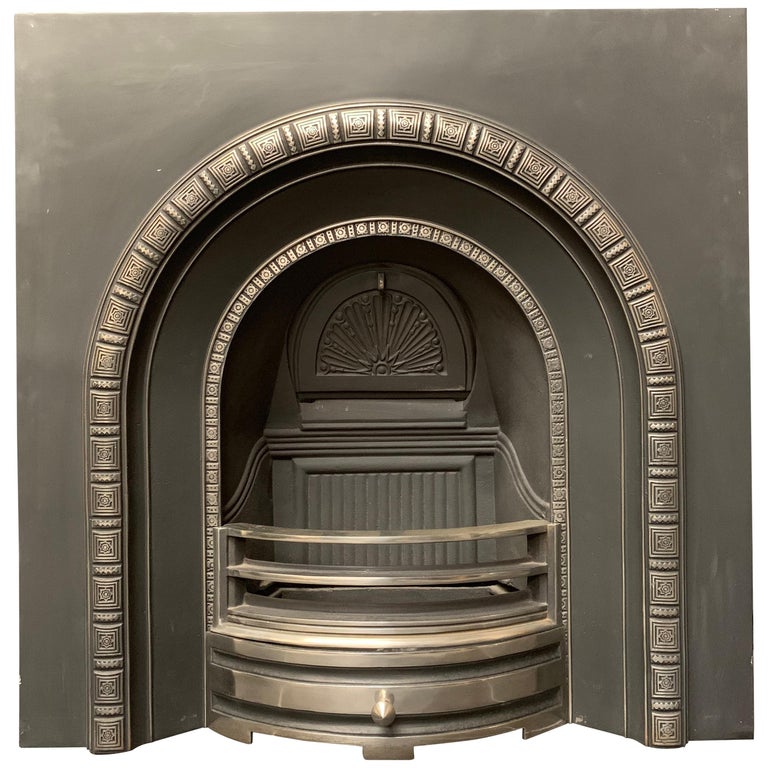 Victorian Style Cast Iron Arched Fireplace Insert For Sale At 1stdibs