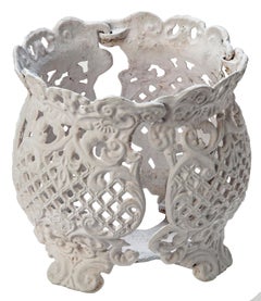 Victorian Style Cast Metal Planter/Pot Holder