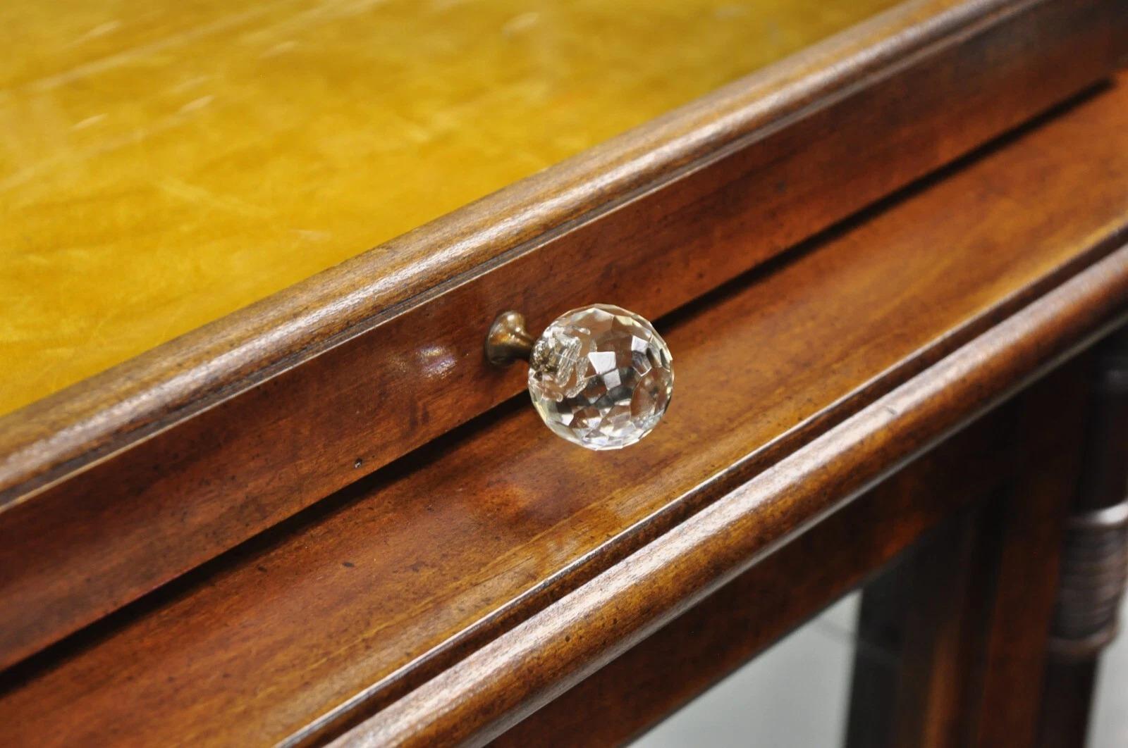 Victorian Style Cherry Wood Curved Glass Lighted Narrow Curio Display Cabinet In Good Condition In Philadelphia, PA