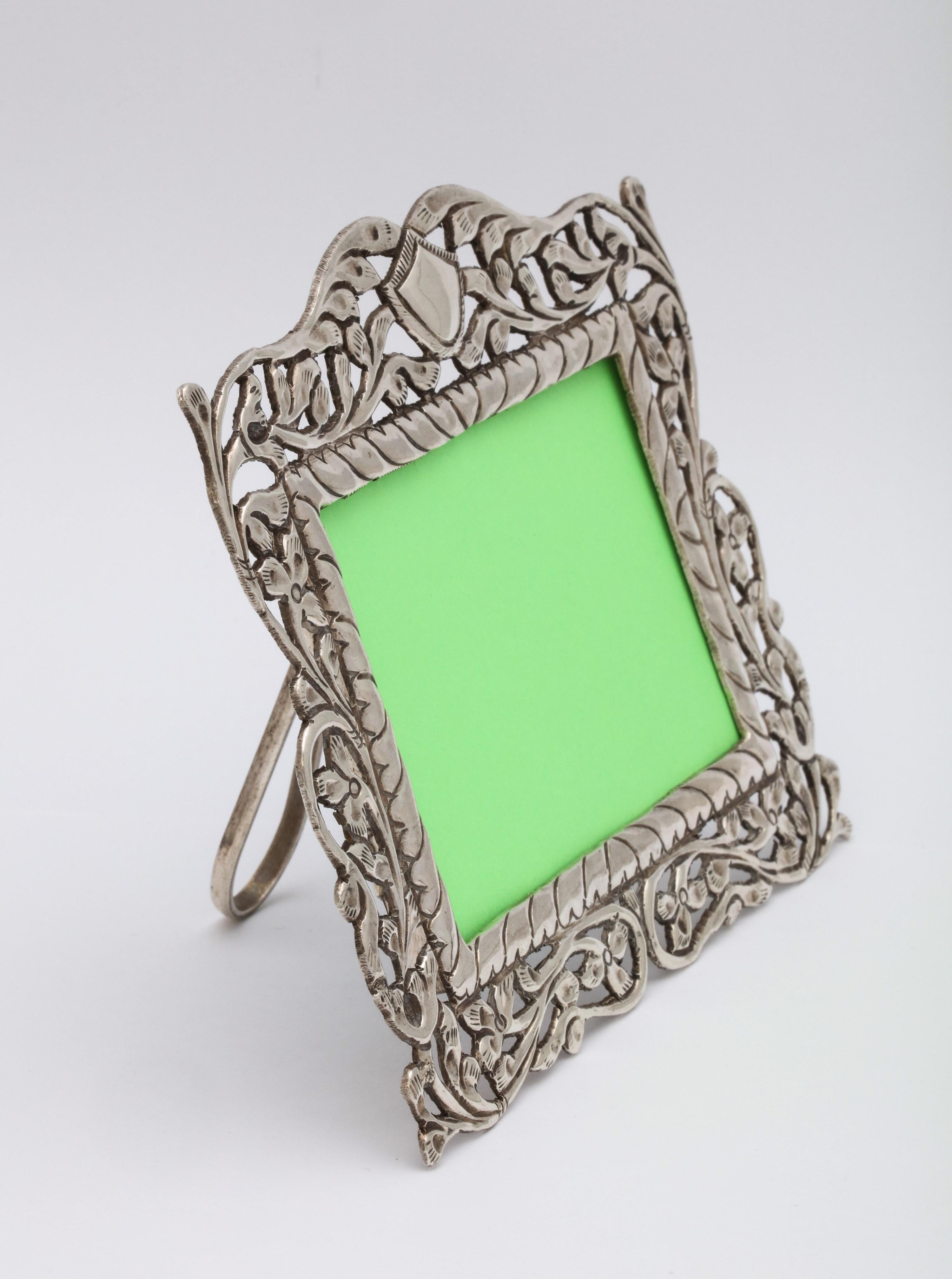 Victorian Style Continental Silver '.800' Picture Frame 4
