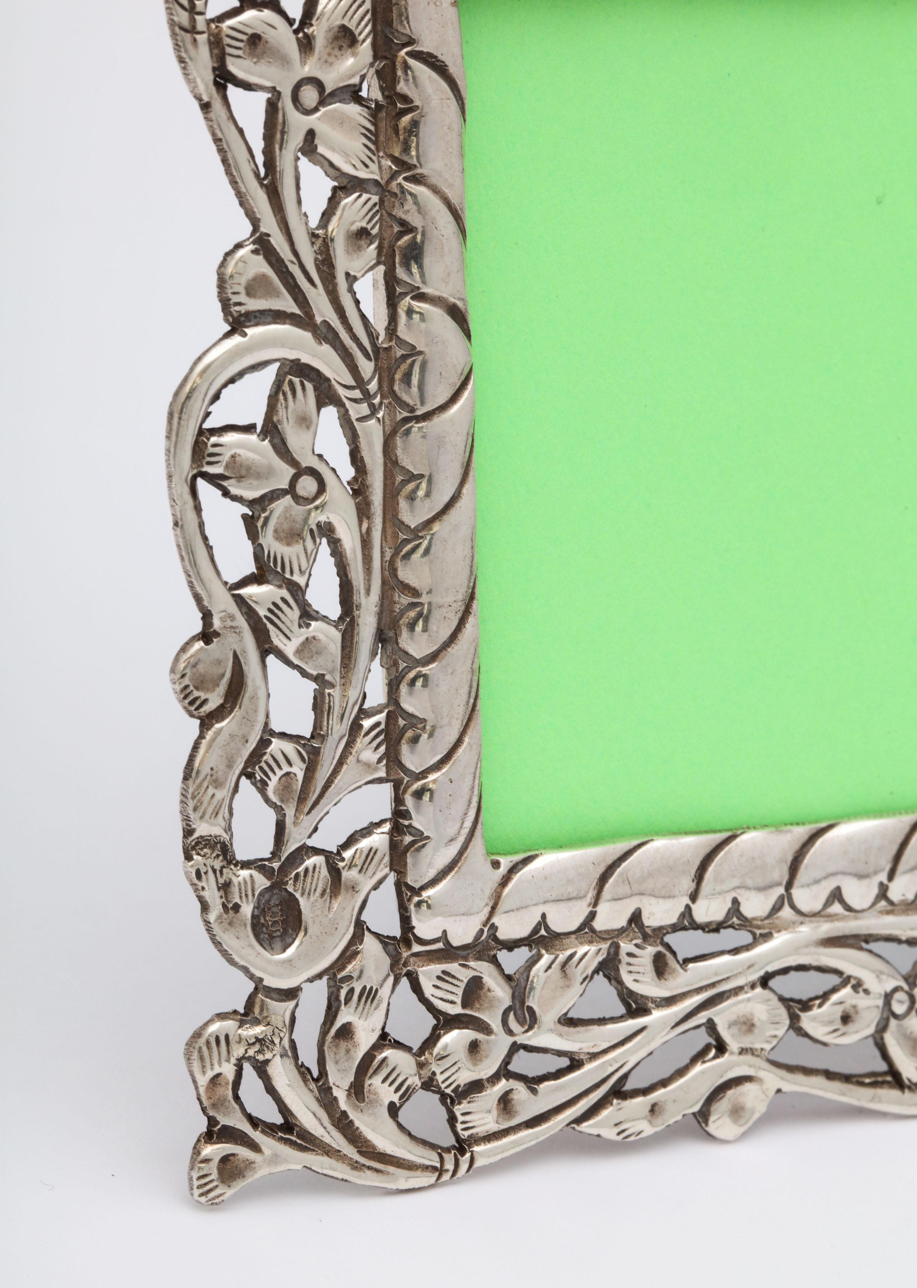 Victorian Style Continental Silver '.800' Picture Frame 5