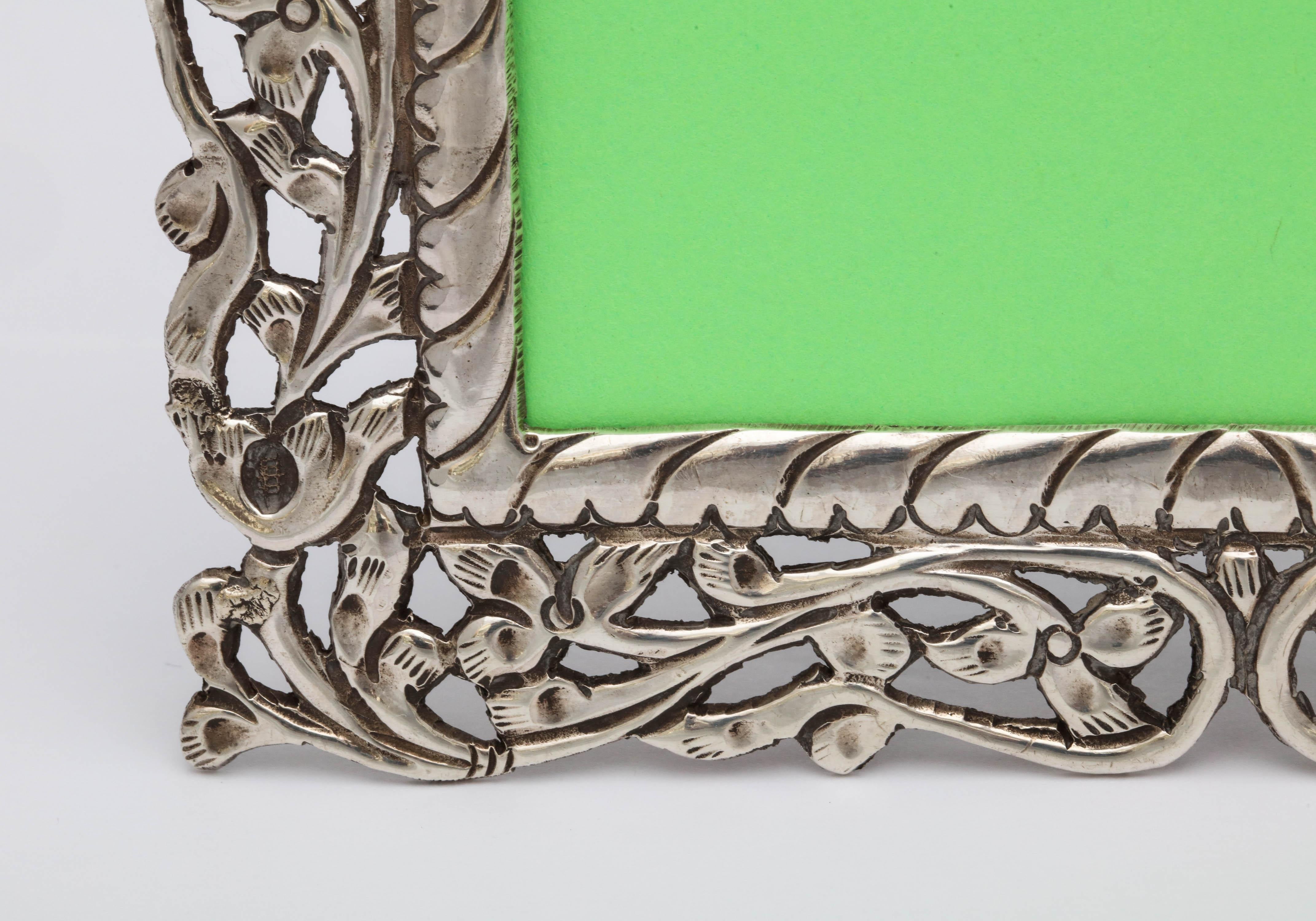 Sterling Silver Victorian Style Continental Silver '.800' Picture Frame