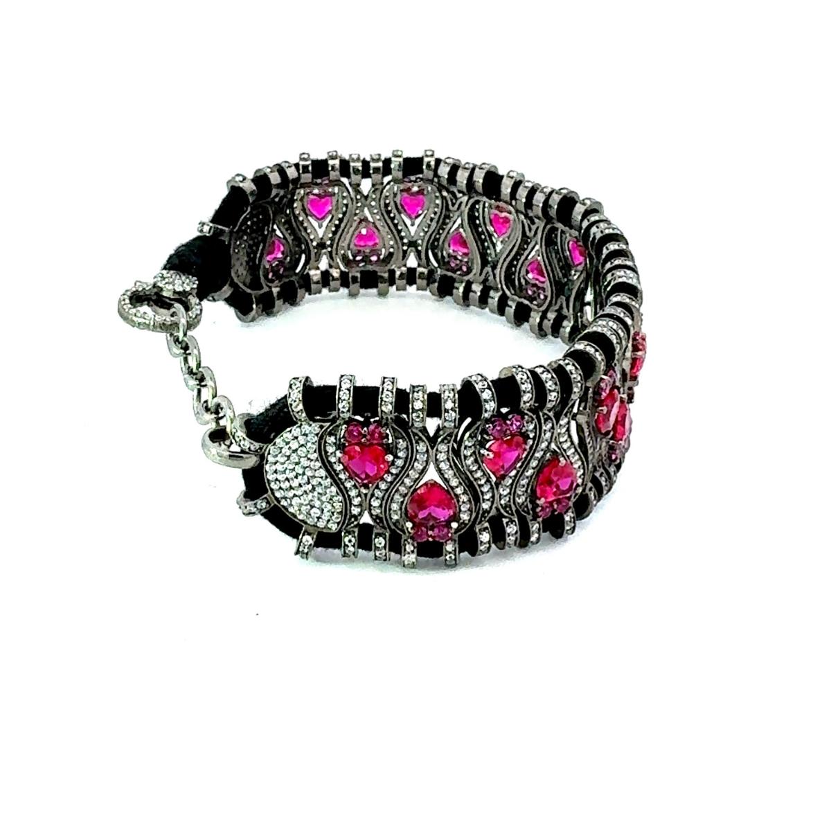Bracciale con filo di zirconi in stile vittoriano per il fidanzamento in A. Silver in vendita 2