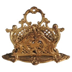 Victorian Style Desk Letter Holder