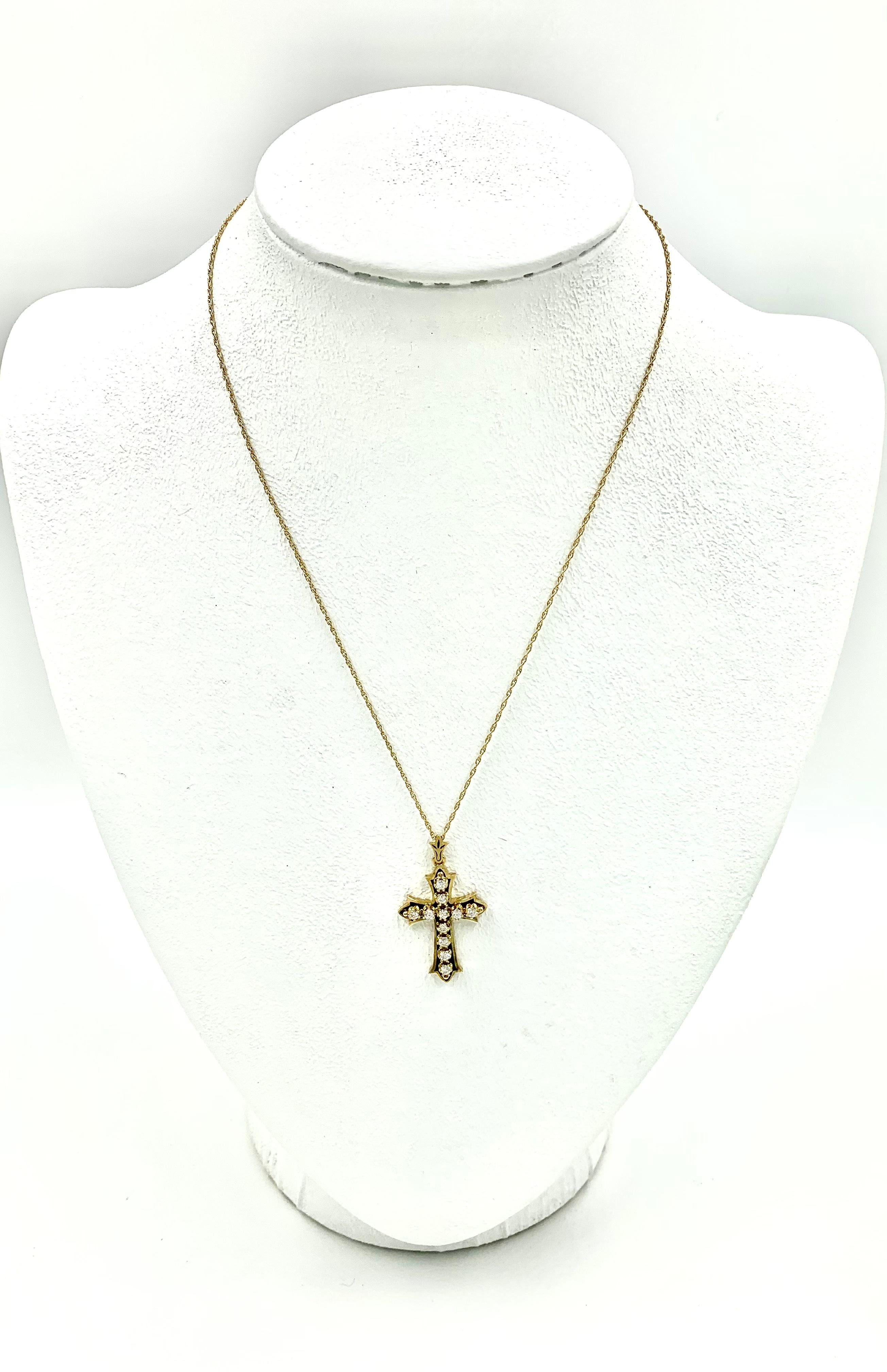 victorian style cross