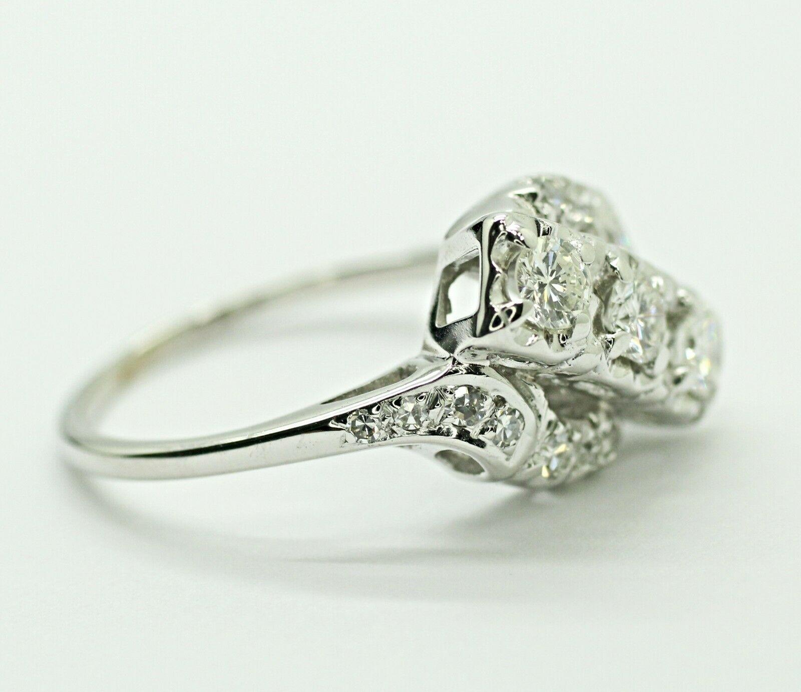 Round Cut Victorian Style Diamond Ring