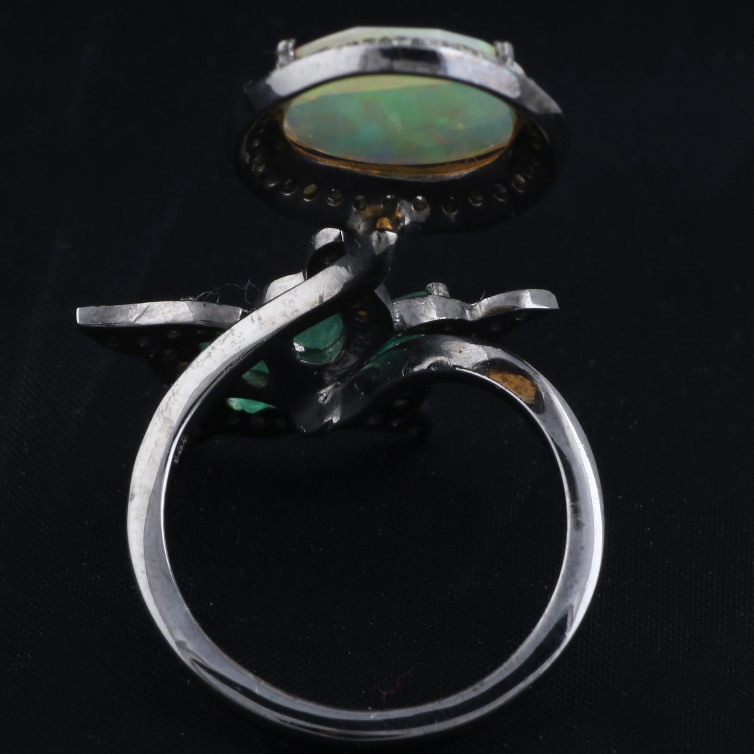 opal star ring