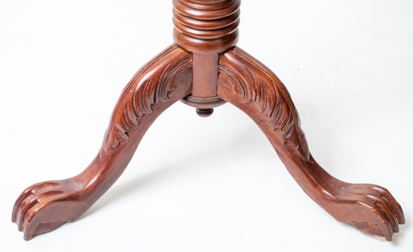 Hand-Carved Victorian Style Pedestal For Sale