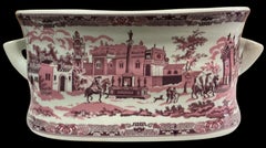 Pediluvio / Cachepot / Fioriera / Secchiello per il ghiaccio in stile vittoriano di colore rosa