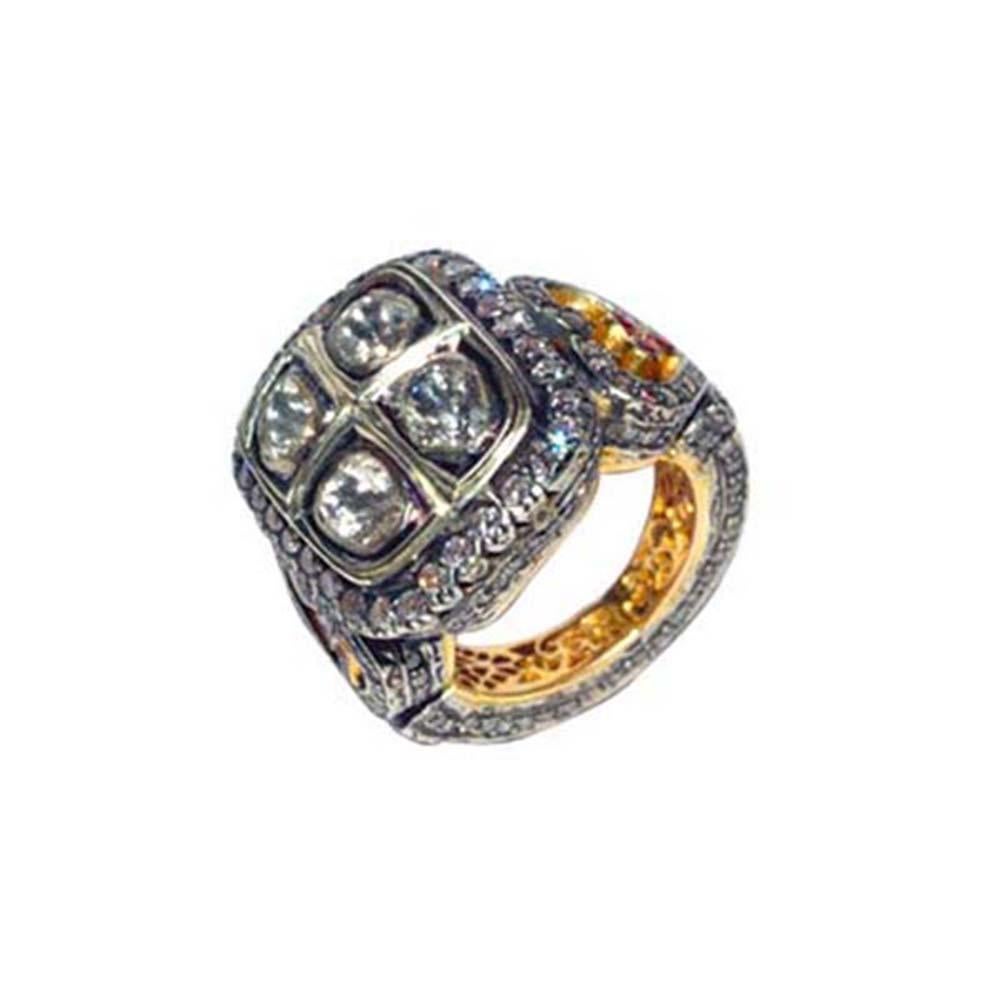 Oro 14kt: 5,5 g
Diamond:3.27ct 
RUBY:0.6Cts
US-7