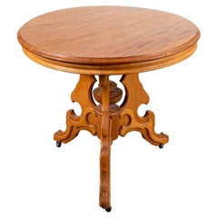 Victorian Style Round Center Table 