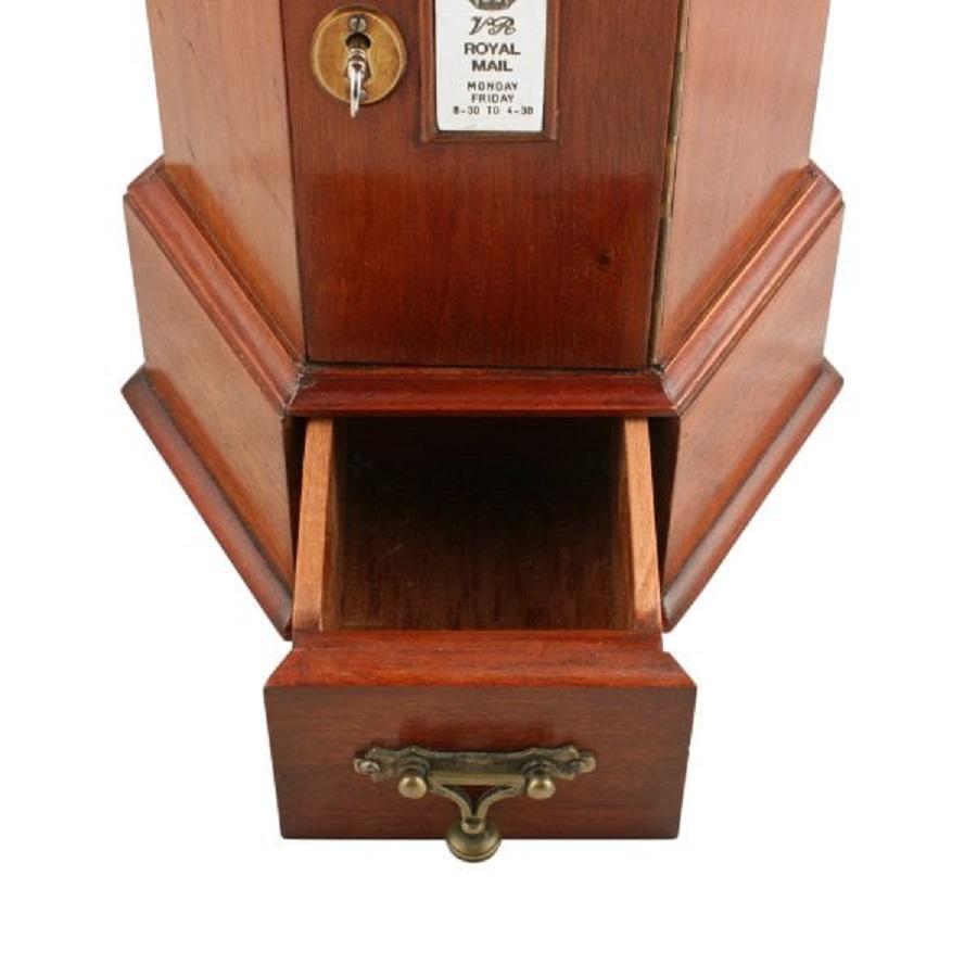 Victorian Style Table Top Letter Box, 20th Century In Good Condition For Sale In London, GB