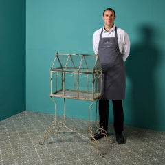 Victorian Style Terrarium with Wrought Iron Stand
