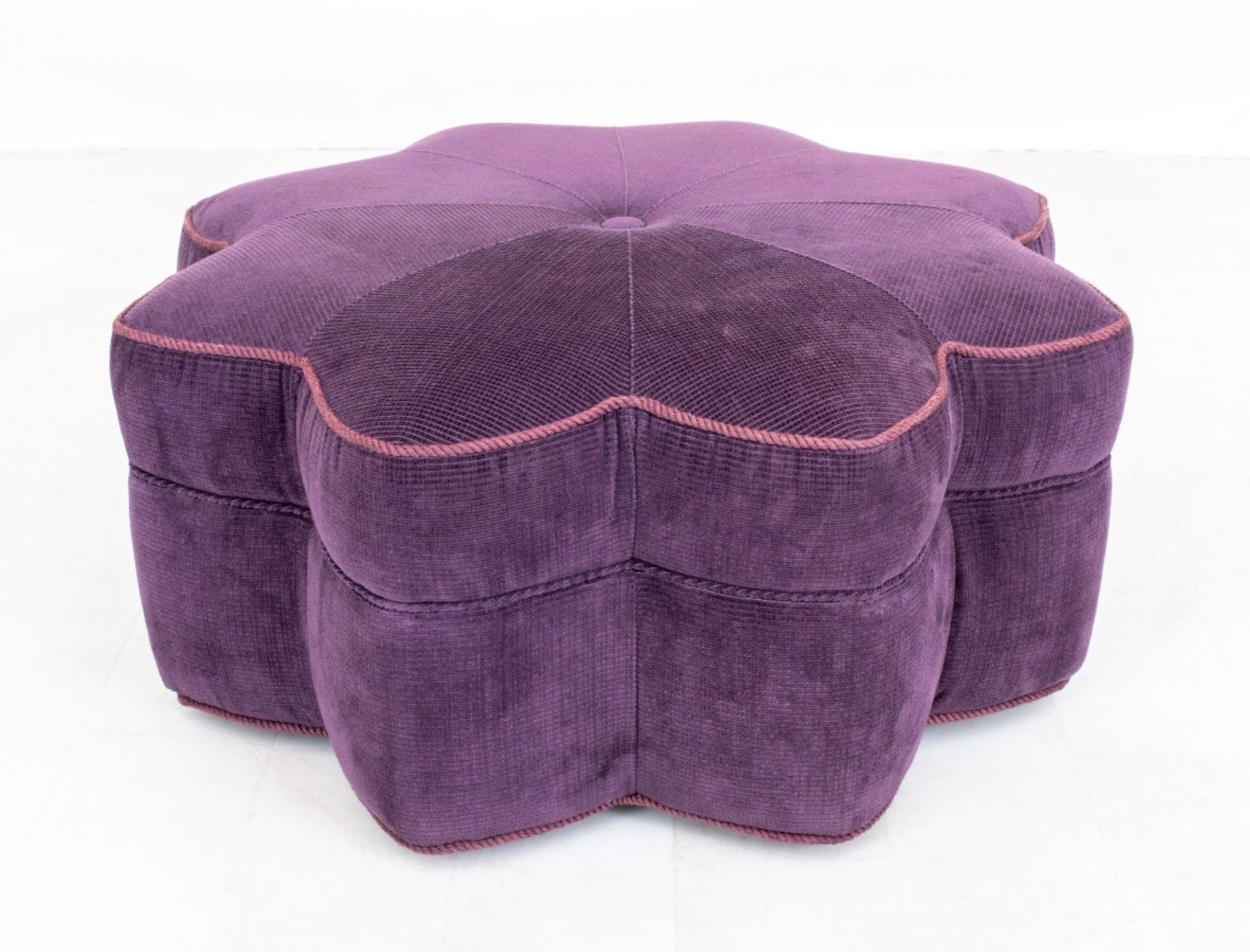 20th Century Victorian Style Upholstered Ottoman, 20th C