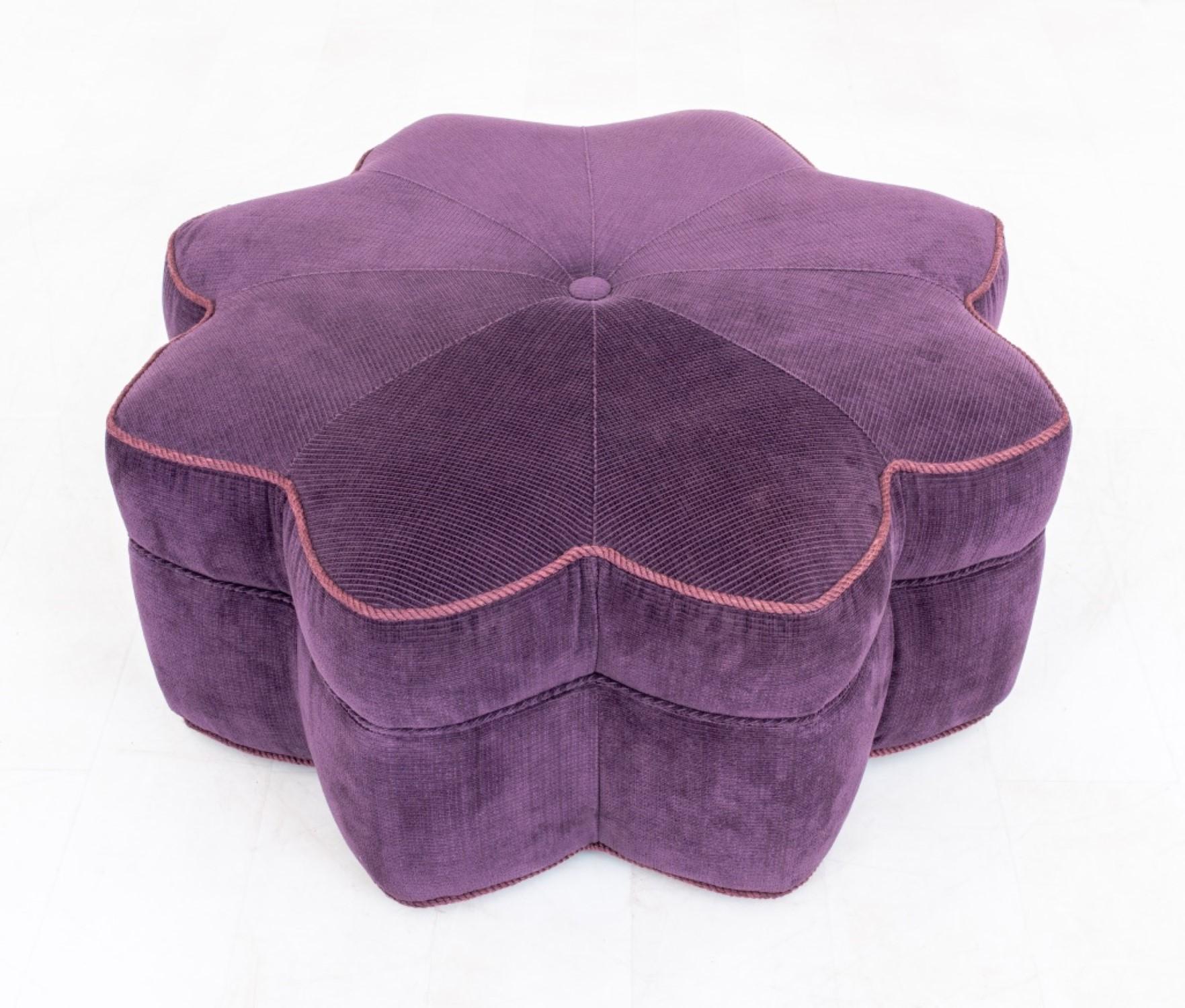 Upholstery Victorian Style Upholstered Ottoman, 20th C