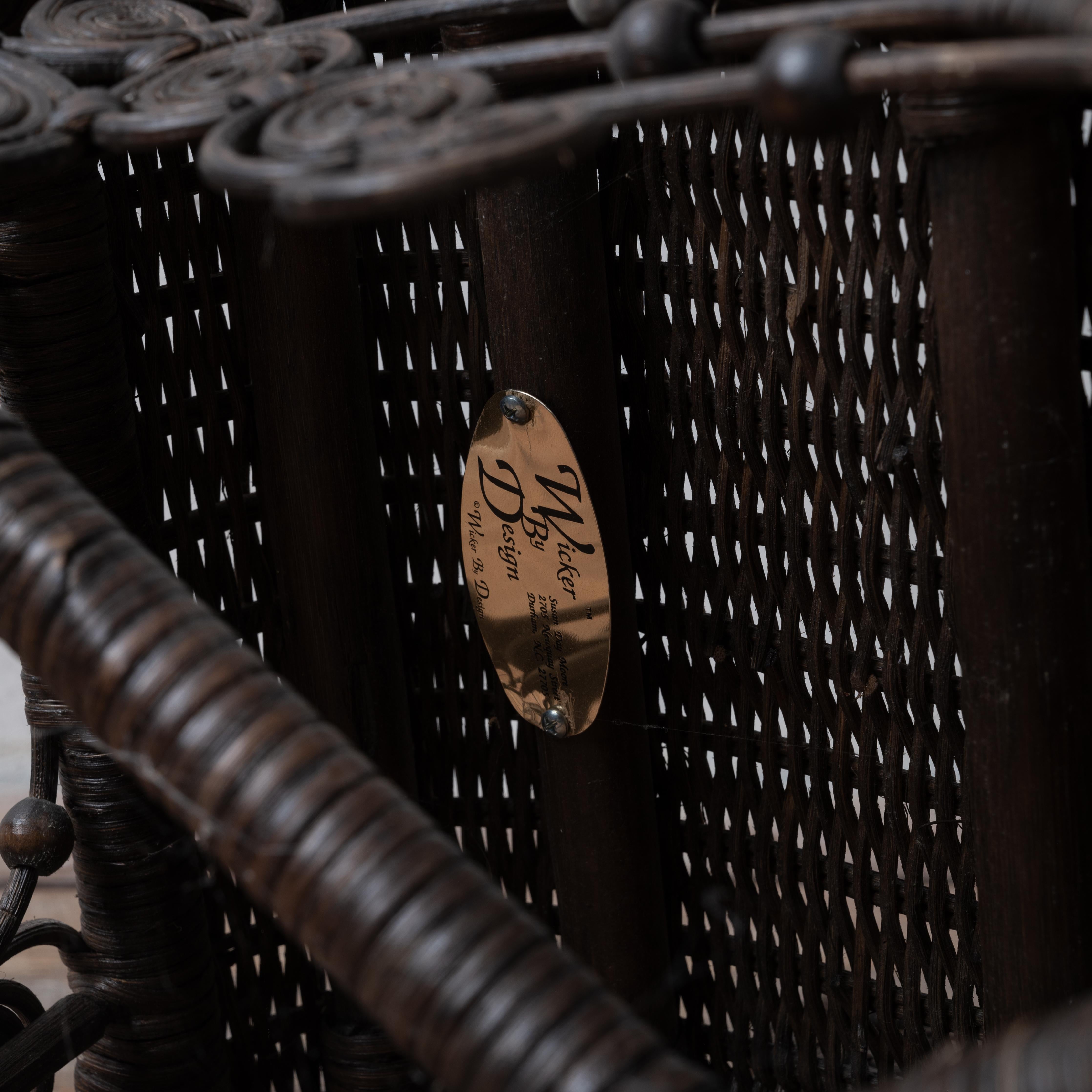 Victorian Style Wicker Child’s Photographer’s Chair For Sale 7
