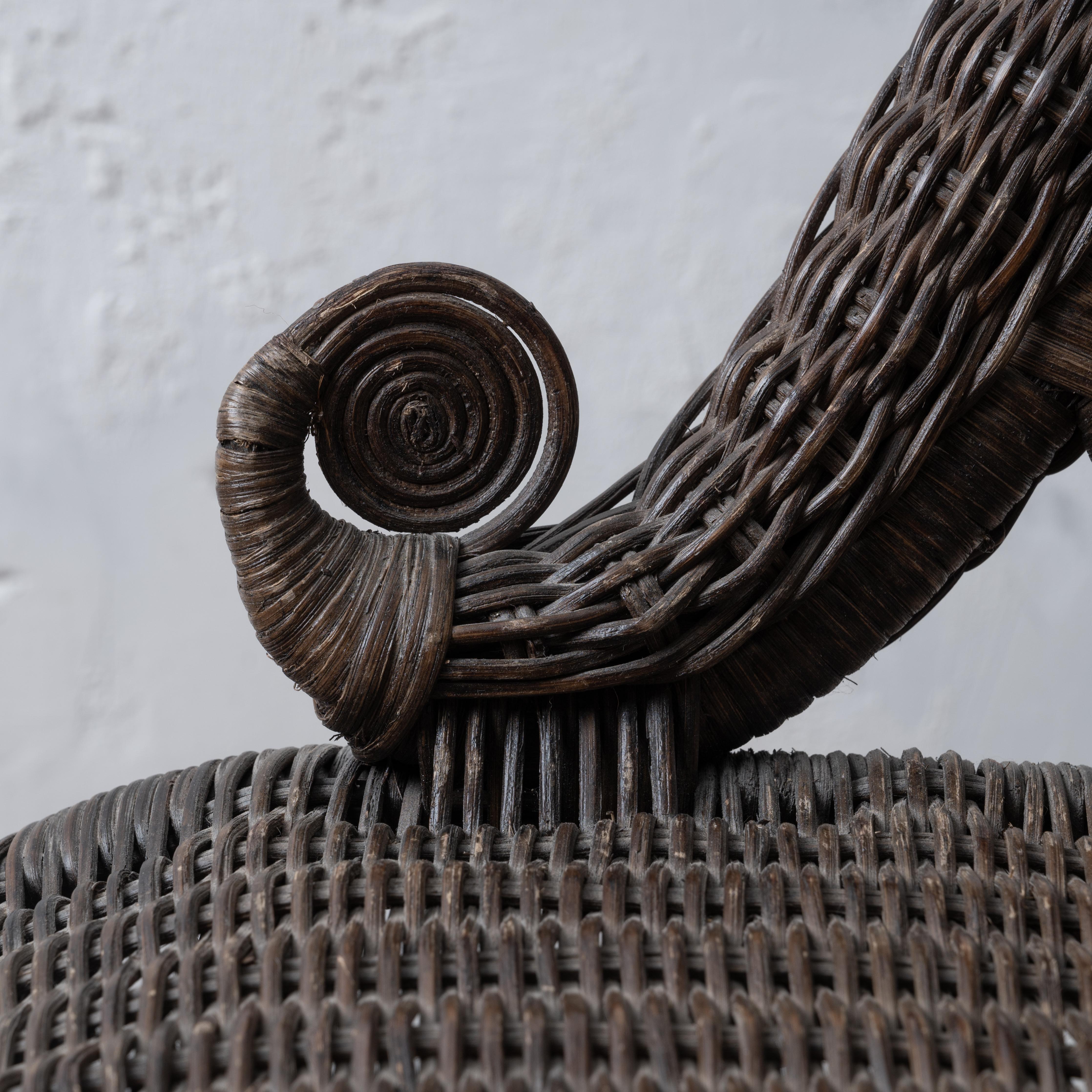 Victorian Style Wicker Child’s Photographer’s Chair For Sale 5