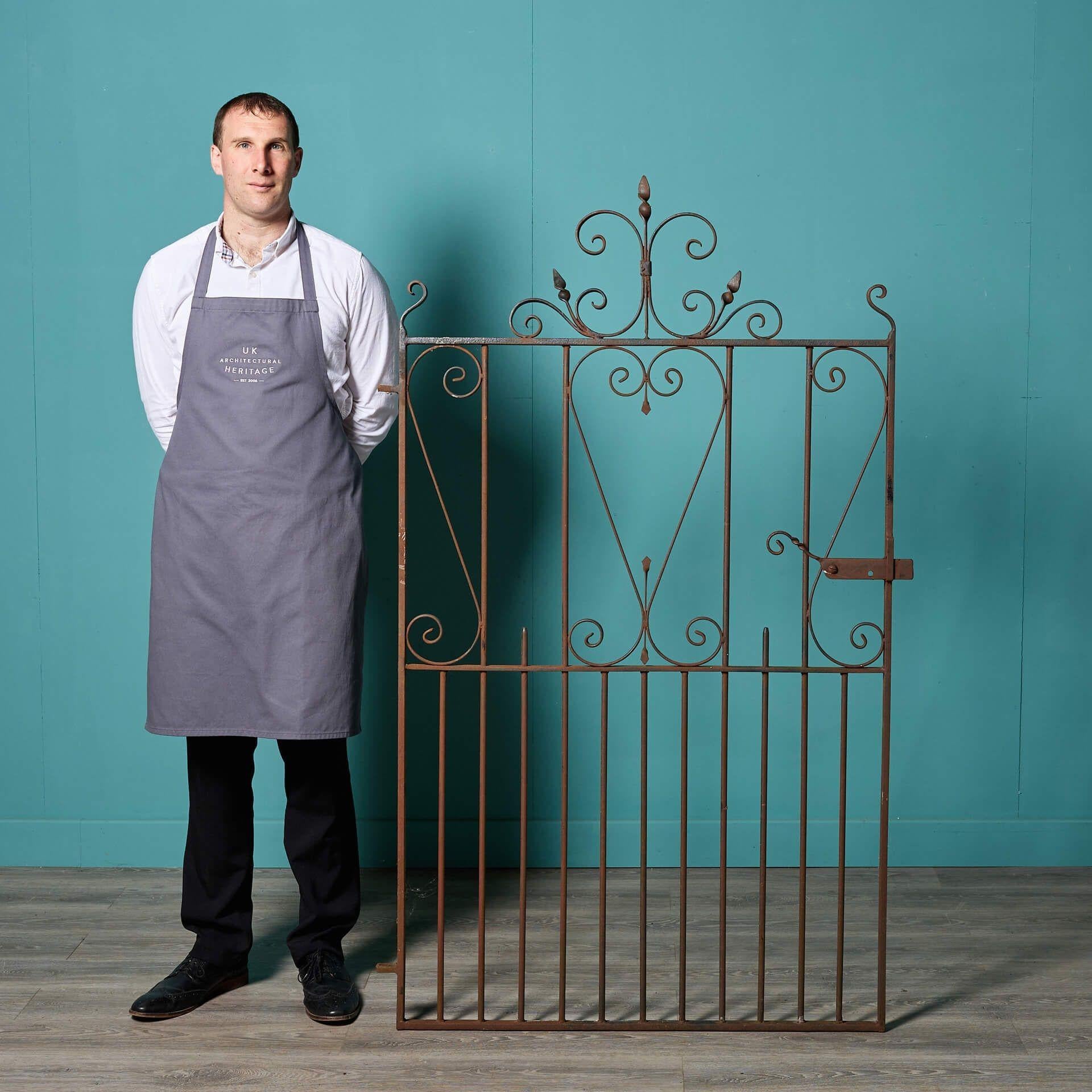 Victorian Style Wrought Iron Side Gate For Sale 1