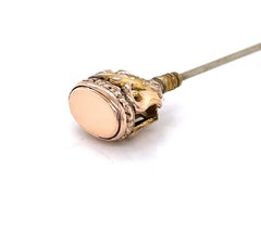 Victorian Style Yellow Gold Antique Hat Pin