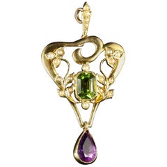 Victorian Suffragette 15 Carat Pendant, circa 1900