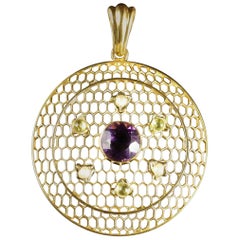 Victorian Suffragette 9 Carat Pendant, circa 1900