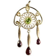 Victorian Suffragette Pendant 9 Carat, circa 1900