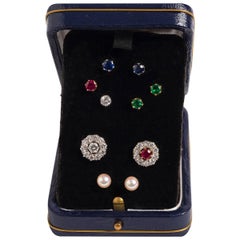 Victorian Suite of Interchangeable Ear Studs