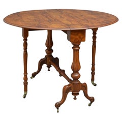 Viktorianischer Sutherland Tisch in Nussbaum