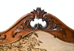 Victorian Tapestry Screen Needlepoint Hand Woven 1840 Pastoral