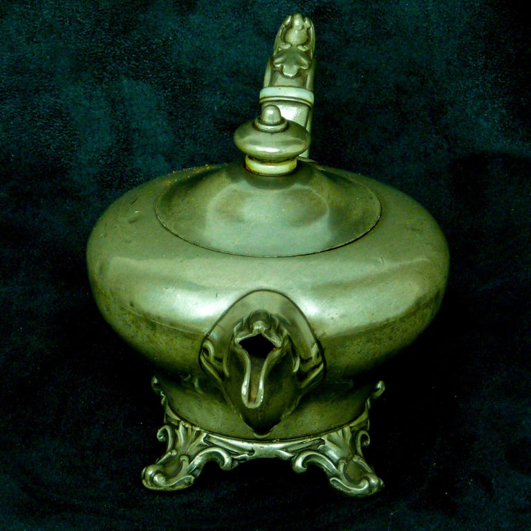 Metalwork Victorian Tea Pot For Sale
