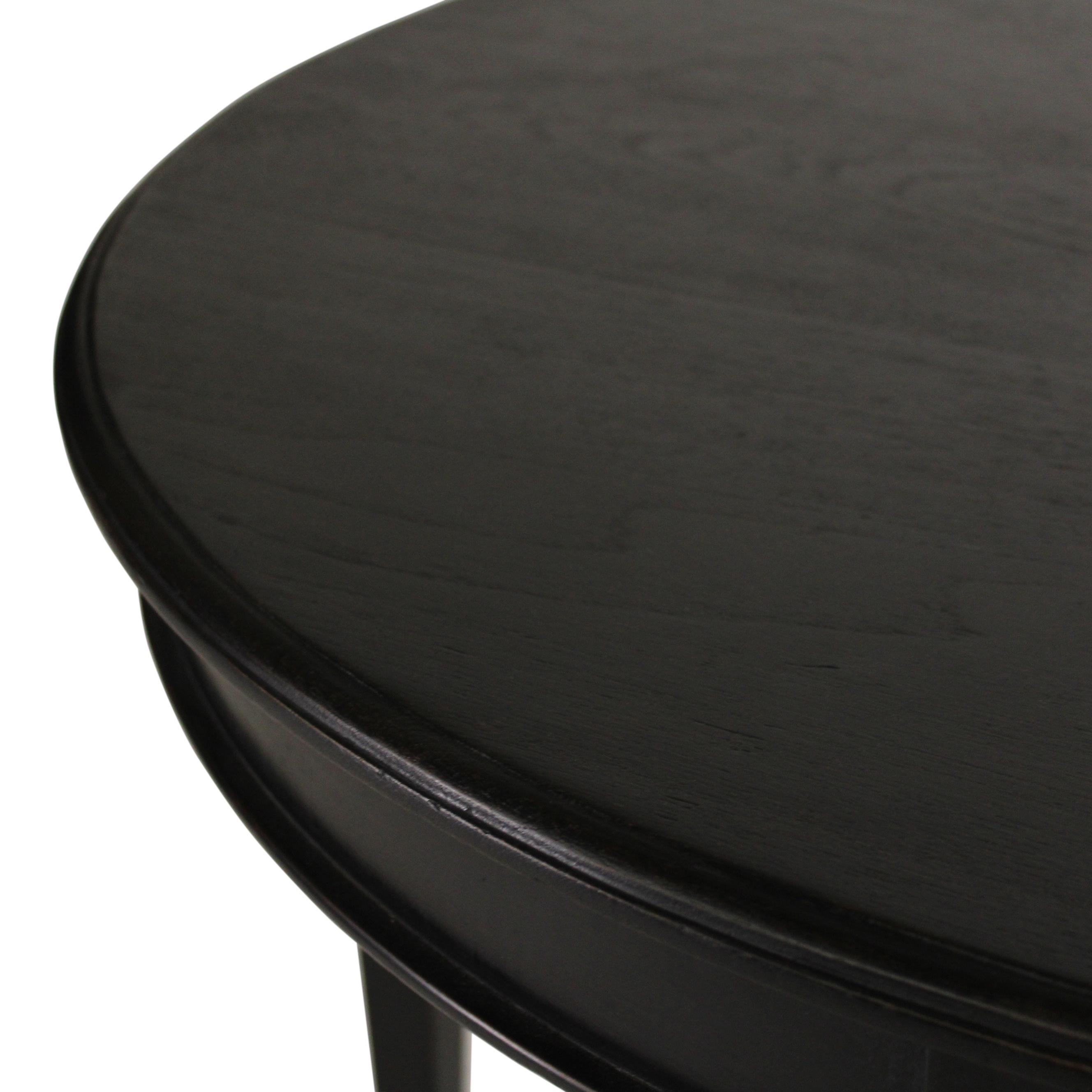 Hand-Carved Victorian Teak Center Table For Sale
