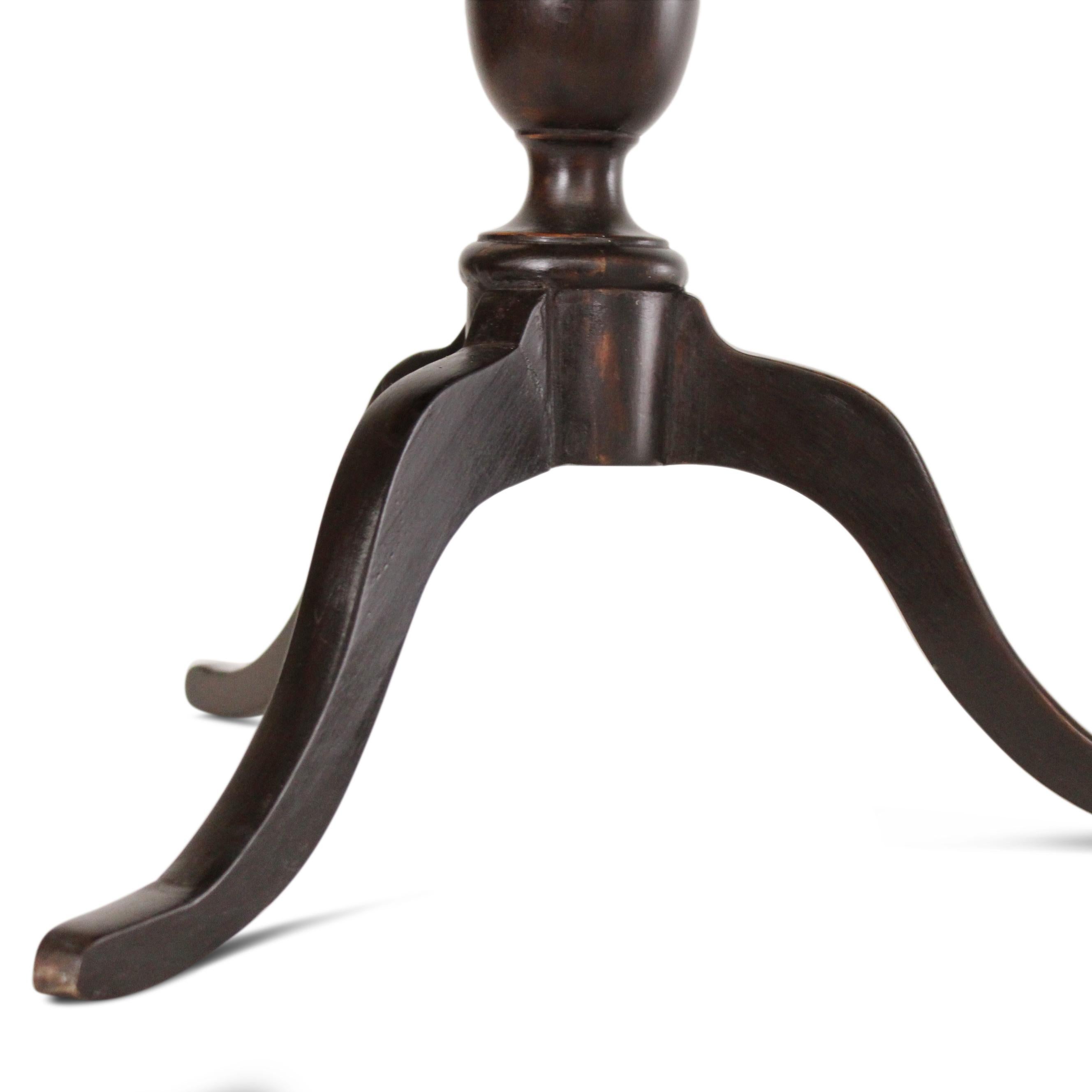 19th Century Victorian Teak Teapoy For Sale