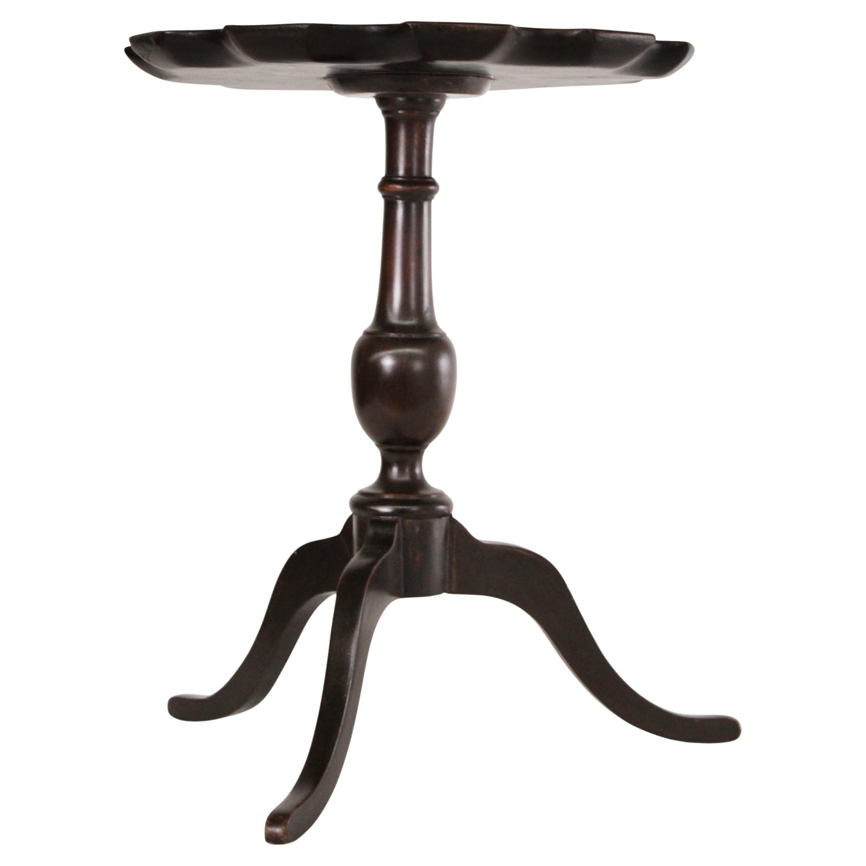 Victorian Teak Teapoy For Sale