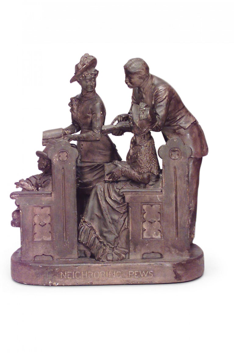 Victorian Terra Cotta Group Figures For Sale at 1stDibs