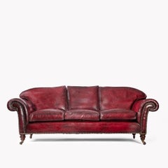 Victorian Three-Seat Chesterfield Sofa