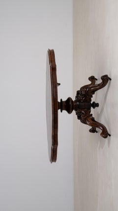 Victorian Tilt-Top Table With Hidden Compartment On Casters