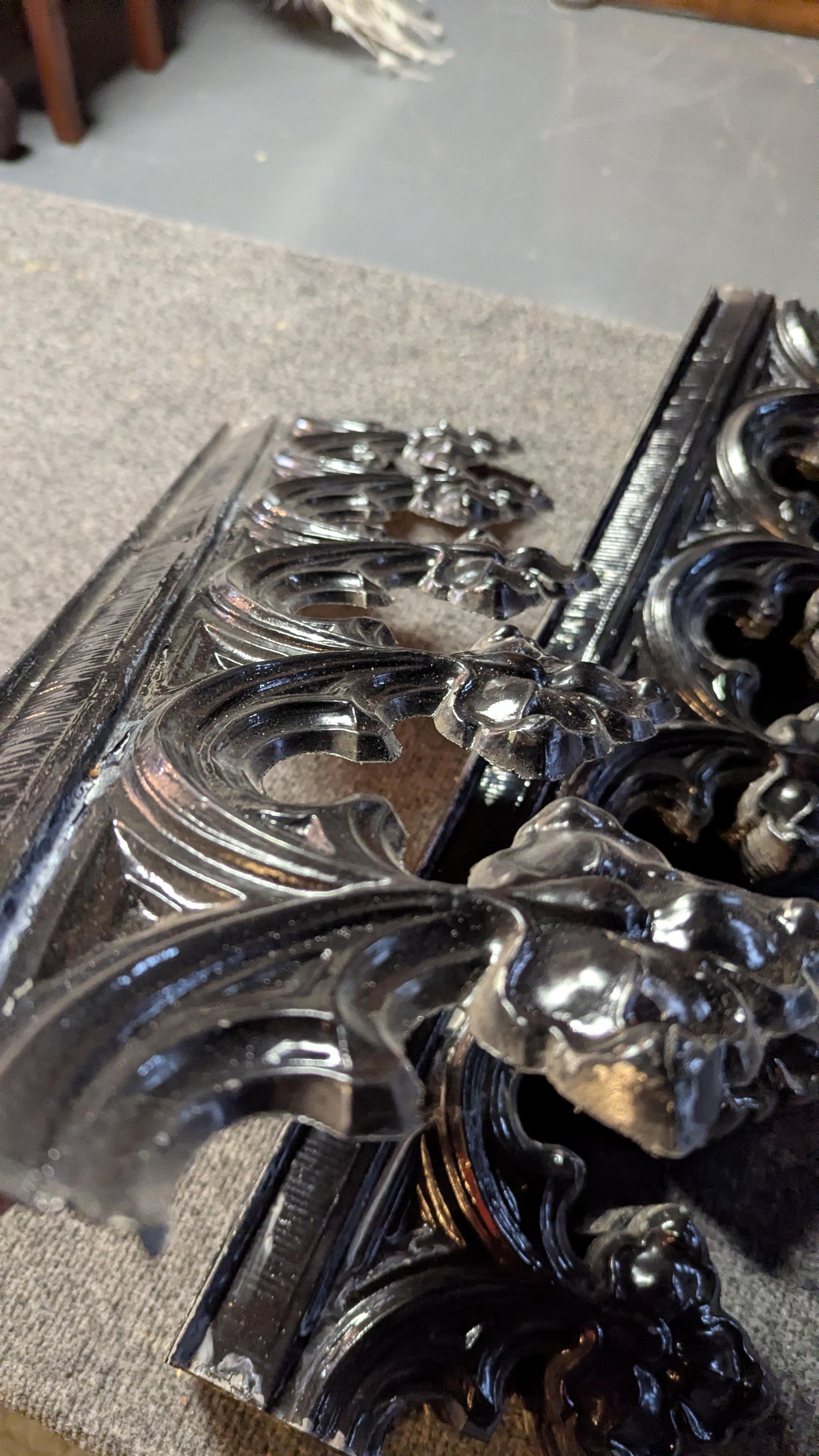 Victorian Tin Ceiling Cornice For Sale 6