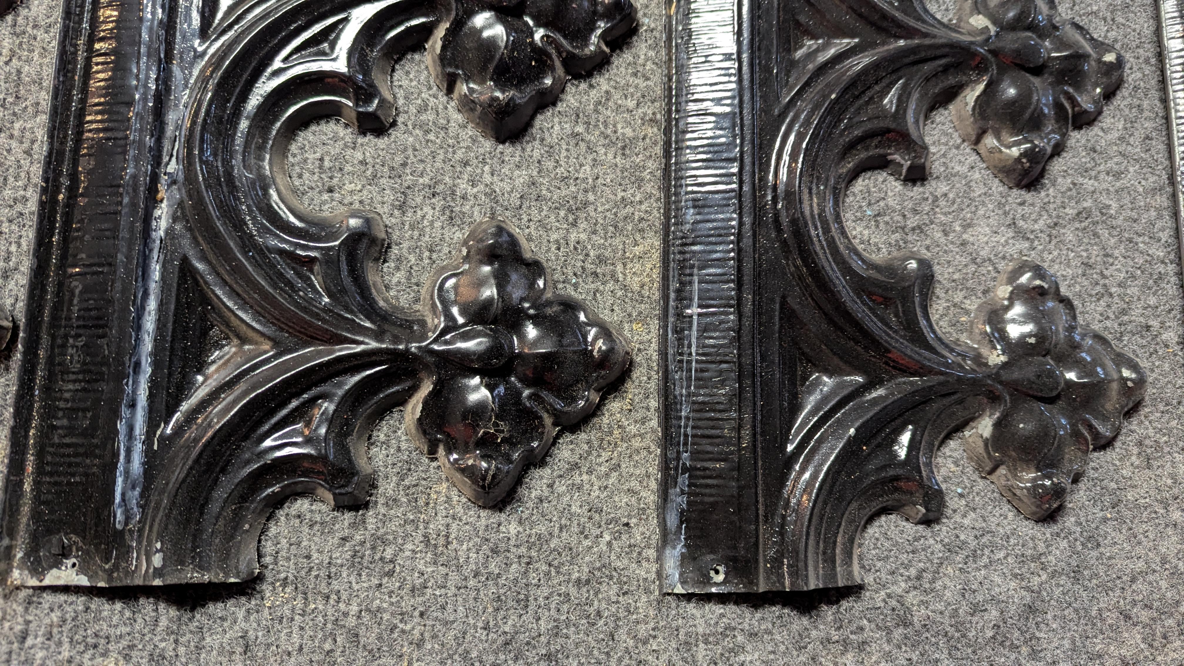 Victorian Tin Ceiling Cornice For Sale 2