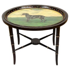 Victorian Tole Tray Table