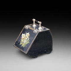 Victorian Toleware and Brass Coal Scuttle
