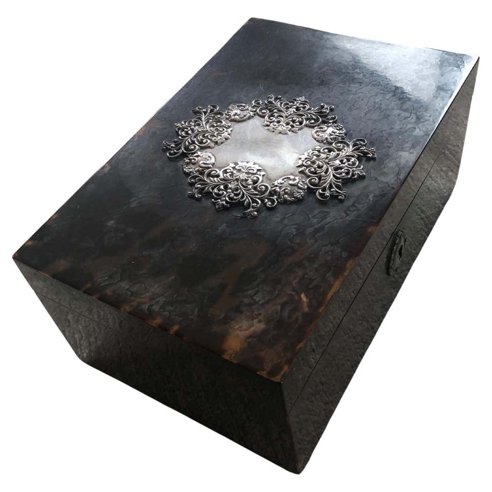 Tortoise Shell Boxes - 75 For Sale at 1stDibs | antique tortoise shell ...