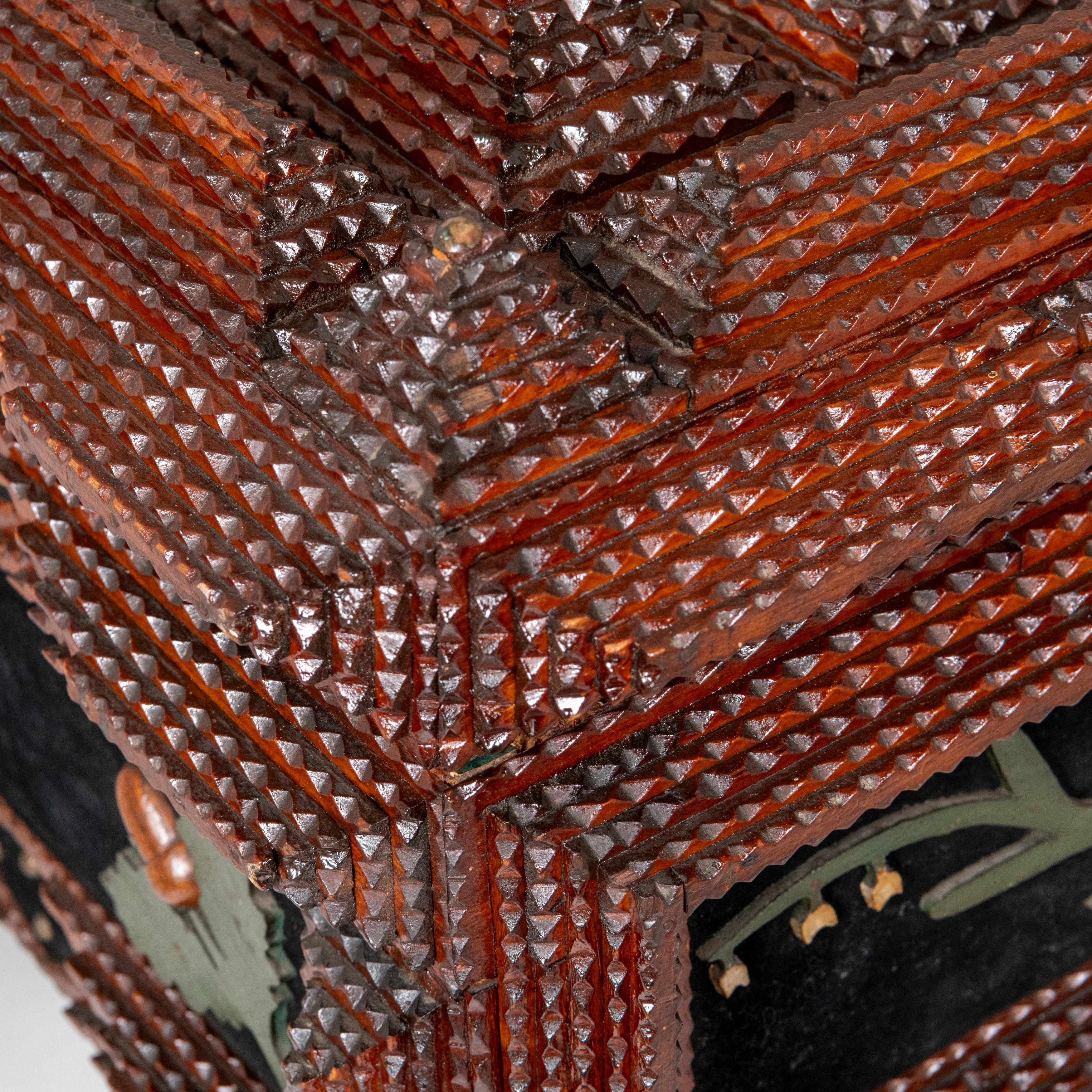 Caja de trabajo de vagabundo victoriano, América circa 1880 Fines del siglo XIX en venta