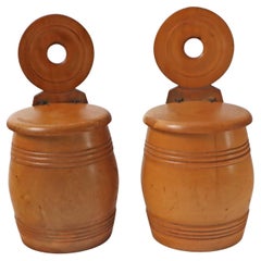 Salero Victoriano de Treenware, Siglo XIX.