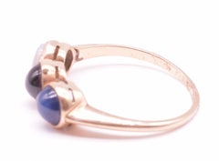 Victorian Trilogy Ring of Opal, Garnet, and Sapphire
