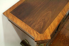 Victorian Tulip Purplewood and Burr Maple Table