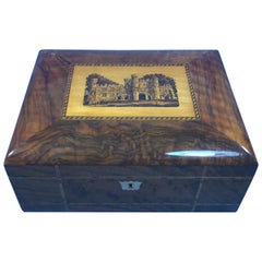 Antique Victorian Tunbridge Ware Box