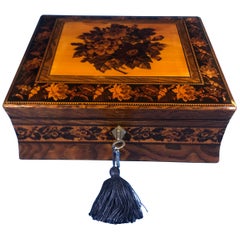 Victorian Tunbridge ware inlaid Jewellery Box