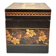 Victorian Tunbridge Ware Tea Caddy
